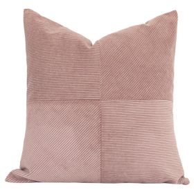 Nordic Ins Dirty Pink Splicing Pillow