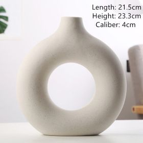 New Style Biscuit Vase Frosted Particle Flower Arranging Device