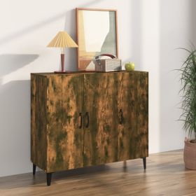 Sideboard Smoked Oak 35.4"x13.4"x31.5" Engineered Wood
