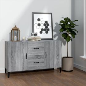Sideboard Gray Sonoma 39.4"x14.2"x23.6" Engineered Wood