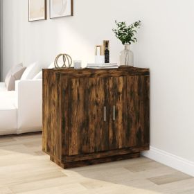 Sideboard Smoked Oak 31.5"x15.7"x29.5" Engineered Wood