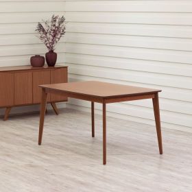Manhattan Comfort Tudor 53.34 Dining Table in Maple Cream