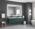 60in. W x 48 in. H LED Lighted Bathroom Wall Mounted Mirror with High Lumen+Anti-Fog Separately Control bedroom full-length mirror bathroom led mirror