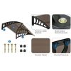 Window Awning Door Canopy 40"x35", Awning Front Door Canopy Patio Cover Yard Garden, Window Awning Outdoor Polycarbonate Hollow Sheet Door Patio Canop