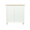 Kitchen Sideboard Cupboard , White High Gloss Dining Room Buffet Storage Cabinet Hallway Living Room TV Stand Unit Display Cabinet with Drawer and 2 D