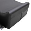 Barber Shop Child Booster Seat Cushion U-Shaped PVC Leather Seat Cushion Beauty Salon Spa Massage Equipment for Styling Chair, Black XH