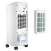 65W 3-in-1 Evaporative Air Cooler features top & bottom water tanks working simultaneously to circulate water around the unit for enhanced cooling eff