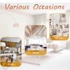 Stylish Teddy Velvet Fabric and Metal Frame Lounge Chair - Comfortable and Modern Home Essential