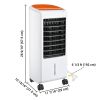 65W 3-in-1 Evaporative Air Cooler features top & bottom water tanks working simultaneously to circulate water around the unit for enhanced cooling eff