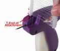Standard Tagging Gun Price Tag Attacher Gun for Clothing with 5 Needles and 2000 2" Barbs Fasteners, Purple