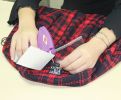 Standard Tagging Gun Price Tag Attacher Gun for Clothing with 5 Needles and 2000 2" Barbs Fasteners, Purple