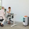 65W 3-in-1 Evaporative Air Cooler features top & bottom water tanks working simultaneously to circulate water around the unit for enhanced cooling eff