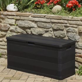 Patio Storage Box 46.1"x17.7"x22" (Color: Black)