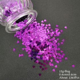 Acrylic Heart Confetti Scatter Crystal Beads Wedding Party Decor Squins Engaement Anniversary Valentine Party Supplies (Color: PP HEART S)