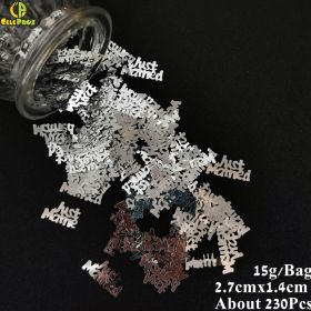 Acrylic Heart Confetti Scatter Crystal Beads Wedding Party Decor Squins Engaement Anniversary Valentine Party Supplies (Color: SL JUST)
