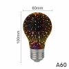 3D Led Bulb Star Fireworks E27 Vintage Edison Night Light 110V 220V A60 ST64 G80 G95 G125 Holiday Novelty Decoration Lighting