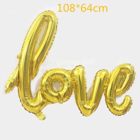 18inch Round White Gold Glitter Print Mr & Mrs LOVE foil Balloons bride to be marriage Wedding Decor Valentine Day Supplies (Ballon Size: 10inch, Color: B02)