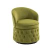 360 Degree Swivel Cuddle Barrel Accent Sofa Chairs, Round Armchairs with Wide Upholstered, Fluffy Velvet Fabric Chair for Living Room, Bedroom, Office