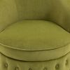 360 Degree Swivel Cuddle Barrel Accent Sofa Chairs, Round Armchairs with Wide Upholstered, Fluffy Velvet Fabric Chair for Living Room, Bedroom, Office