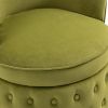 360 Degree Swivel Cuddle Barrel Accent Sofa Chairs, Round Armchairs with Wide Upholstered, Fluffy Velvet Fabric Chair for Living Room, Bedroom, Office