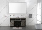 84in. W x 48in. H Oversized Rectangular Black Framed LED Mirror Anti-Fog Dimmable Wall Mount Bathroom Vanity Mirror HD Wall Mirror Kit For Gym And Dan