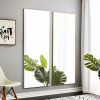 Full Length Mirror Standing 65''x22'' for Bedroom with Aluminum Frame;  Large Full Body Floor Mirror Wall Hanging or Leaning Modern Decor for Dressing