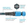 Burst Proof Expandable Garden Hose - Water Hose 5/8 in Dia. x 25 ft.
