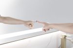 48x 48Inch LED Mirror Bathroom Vanity Mirror with Back Light, Wall Mount Anti-Fog Memory Large Adjustable Vanity Mirror