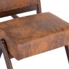 COOLMORE Rocking Chair With Ottoman, Mid-Century Modern Upholstered Fabric Rocking Armchair, Rocking Chair Nursery with Thick Padded Cushion, High Bac