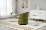 360 Degree Swivel Cuddle Barrel Accent Sofa Chairs, Round Armchairs with Wide Upholstered, Fluffy Velvet Fabric Chair for Living Room, Bedroom, Office