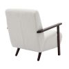 COOLMORE Wood Frame Armchair, Modern Accent Chair Lounge Chair for Living Room