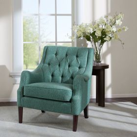 Qwen Button Tufted Accent Chair (Color: As pic)